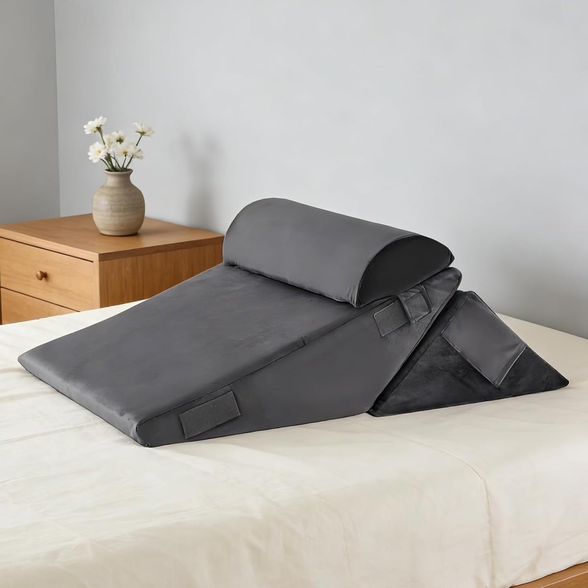 Adjustable Wedge Pillow for Sleeping Acid Reflux Reading Pregnancy Support - Kwikley