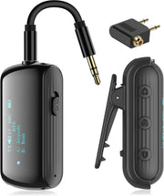 Airplane Bluetooth 5.2 Transmitter Receiver Dual Headphones Wireless - Kwikley