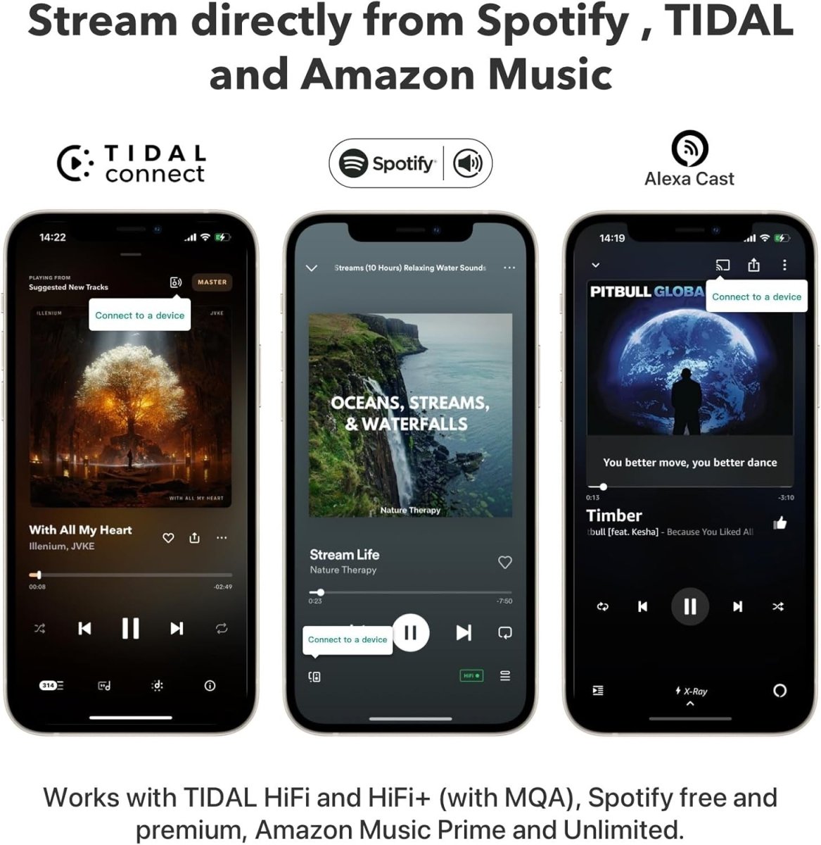 AirPlay 2 Hi - Res Audio Streamer DAC Alexa Google Cast WiFi - Kwikley