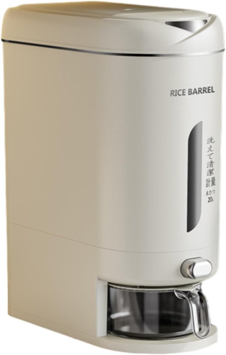 Airtight Rice Dispenser Moisture Proof Cereal Grain Storage Container - Kwikley