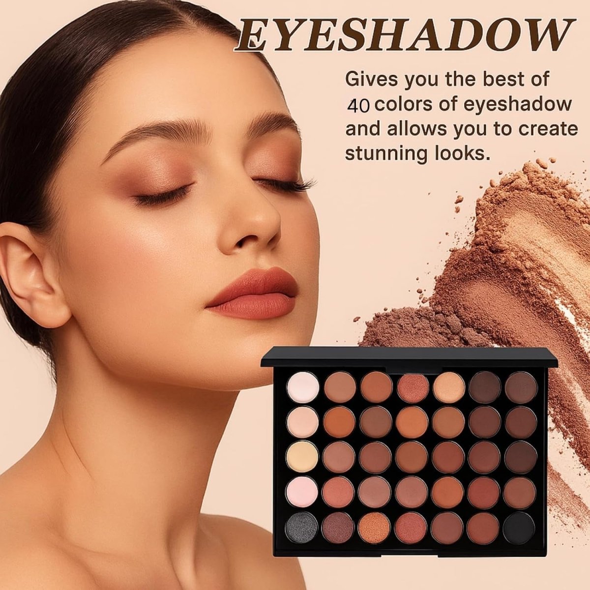 All In One Makeup Kit 40 Colour Palette 12 Lipsticks Set - Kwikley