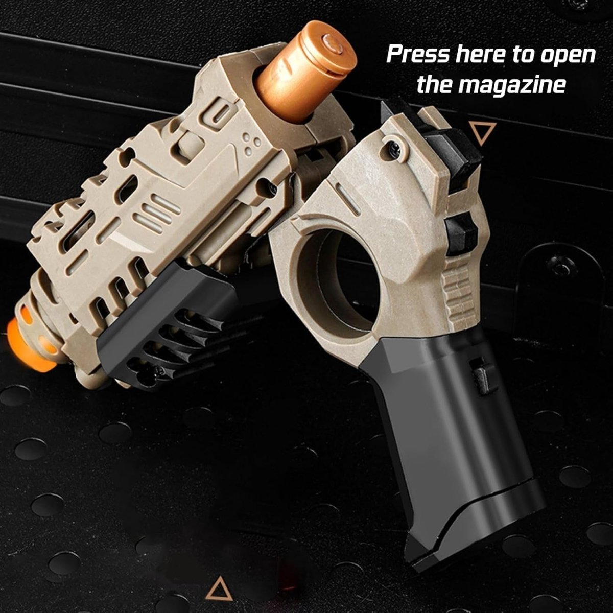 Army Green Clicker Fidget Gun Slider Spinner EDC Stress Toy - Kwikley