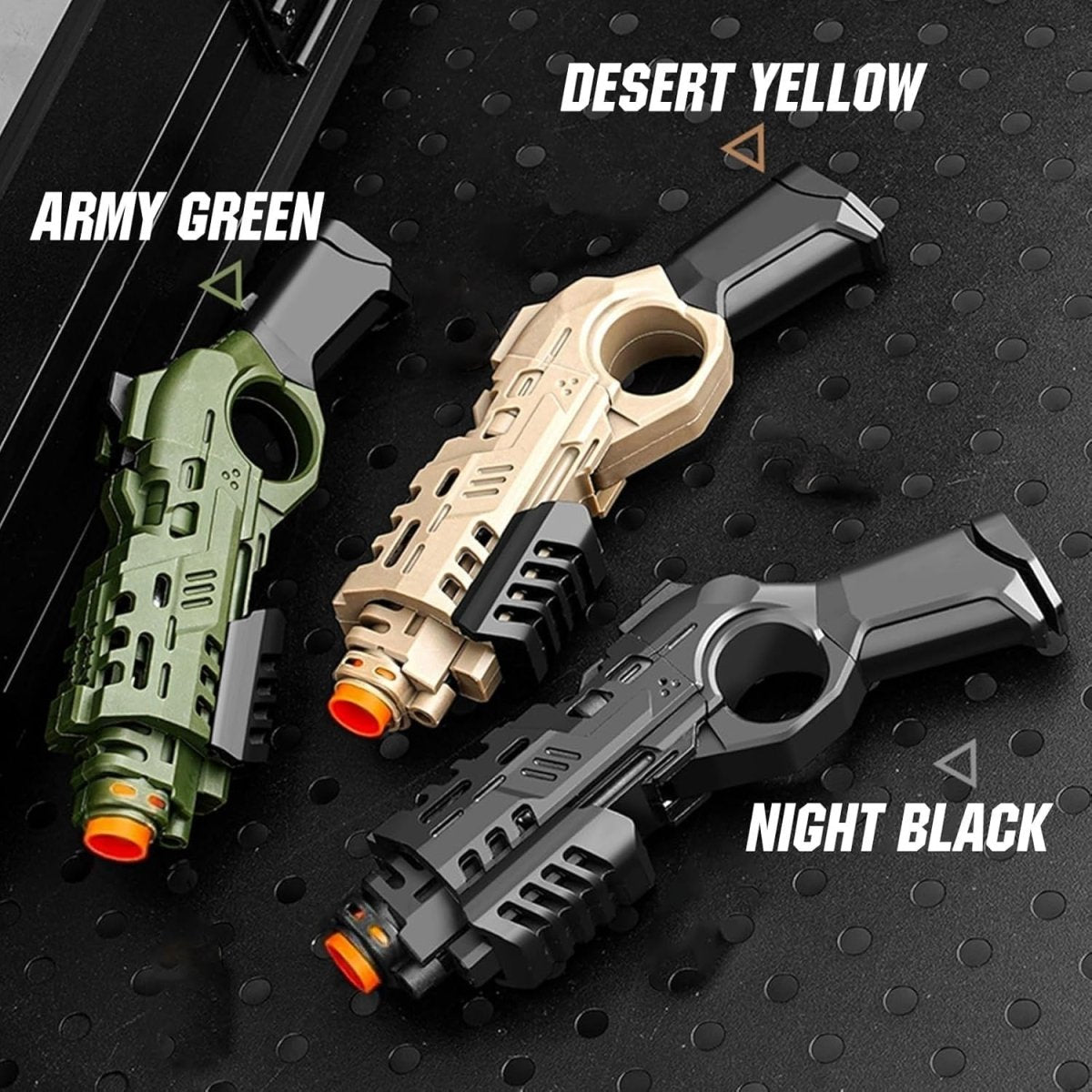 Army Green Clicker Fidget Gun Slider Spinner EDC Stress Toy - Kwikley