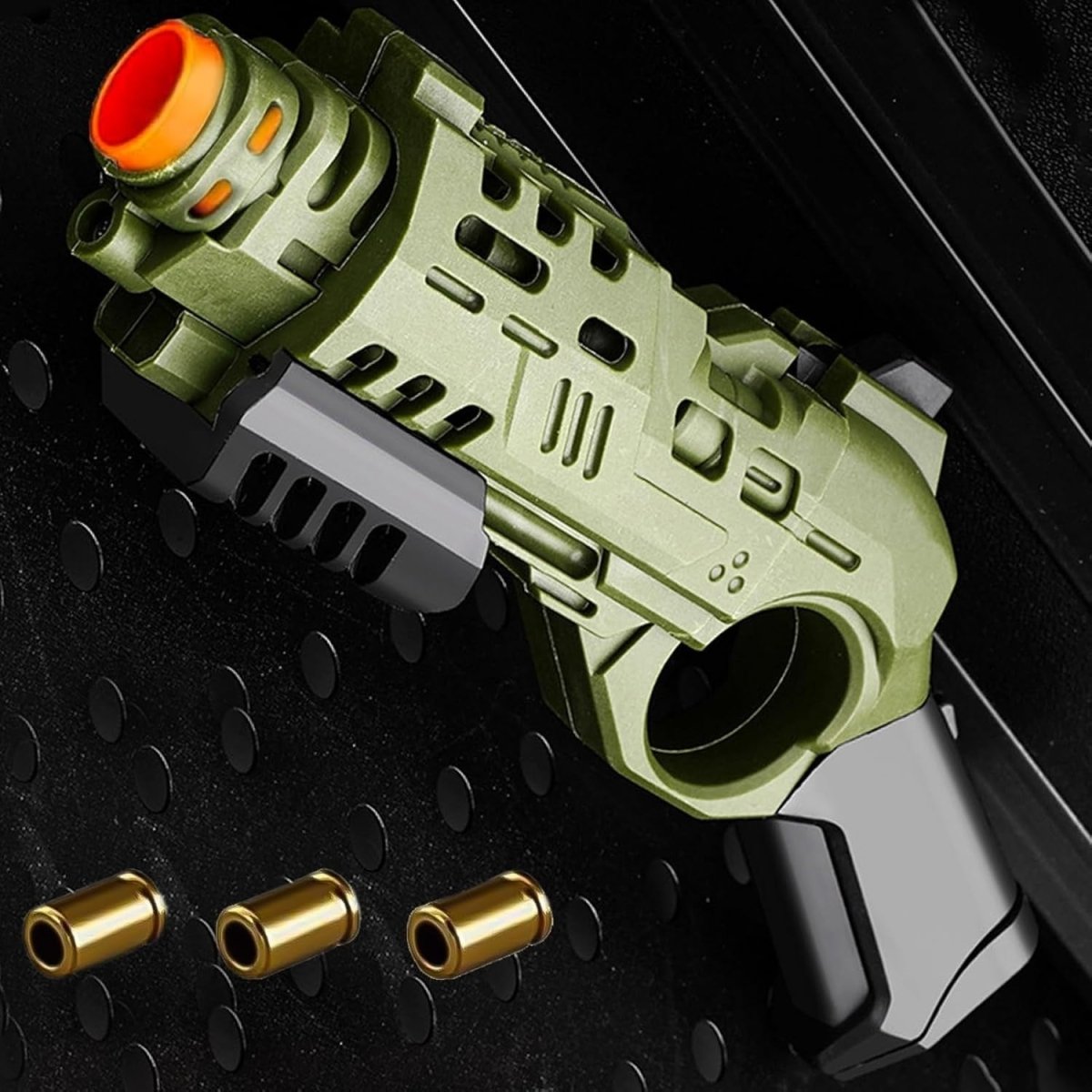 Army Green Clicker Fidget Gun Slider Spinner EDC Stress Toy - Kwikley