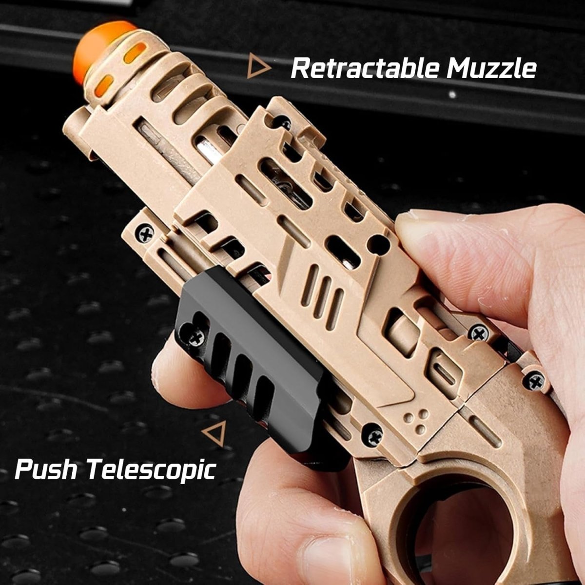 Army Green Fidget Gun Slider Clicker Spinner Stress Relief EDC - Kwikley