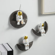 Astronaut Wall Decor Set of 3 3D Space Sculptures - Kwikley