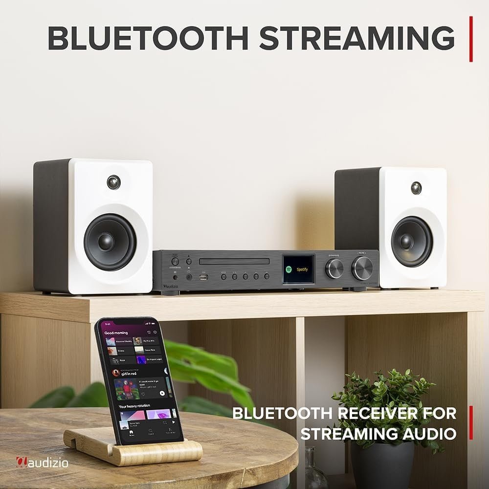 Audizio Bolzano Internet Radio Receiver DAB CD WiFi Bluetooth USB - Kwikley