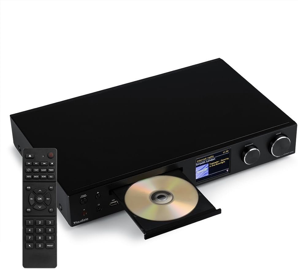 Audizio Bolzano Internet Radio Receiver DAB CD WiFi Bluetooth USB - Kwikley