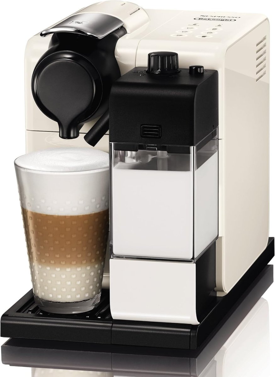 Automatic Capsule Coffee Machine w/ Milk Frother 1400W Fast Heat Latte Maker - Kwikley