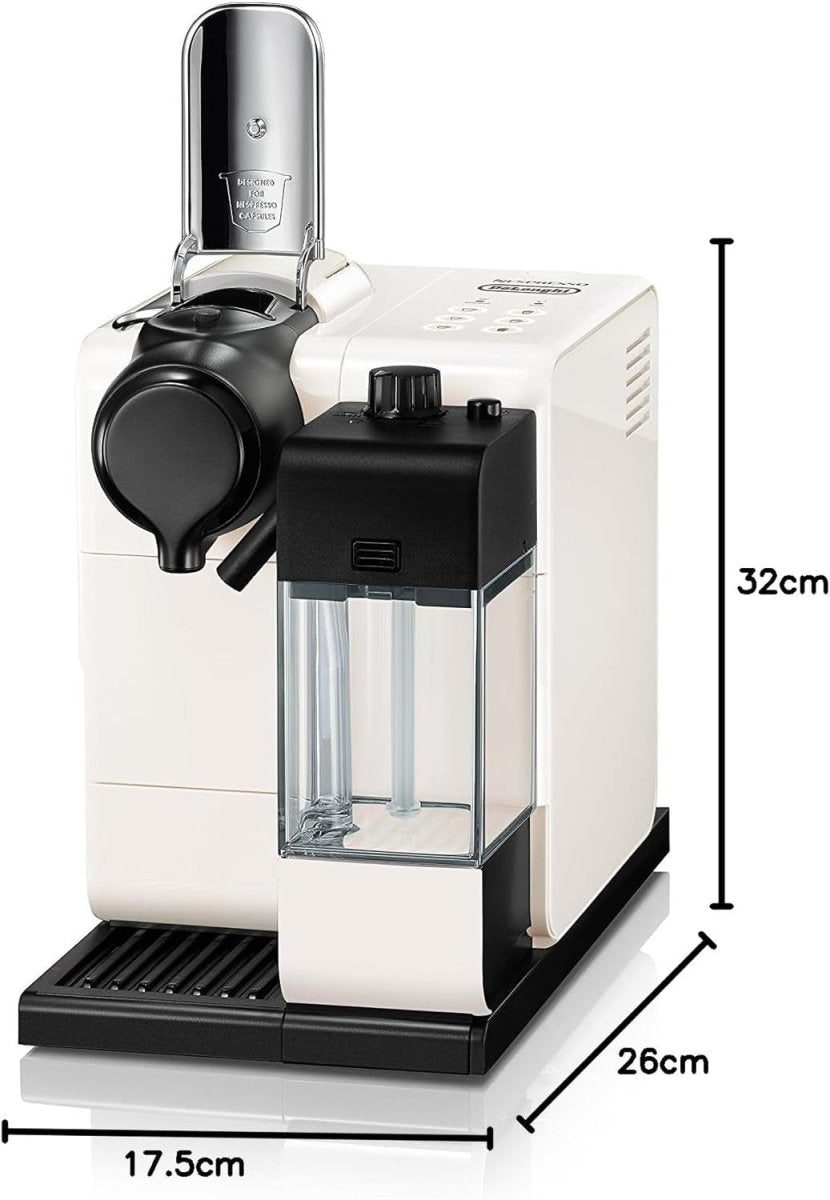 Automatic Capsule Coffee Machine w/ Milk Frother 1400W Fast Heat Latte Maker - Kwikley