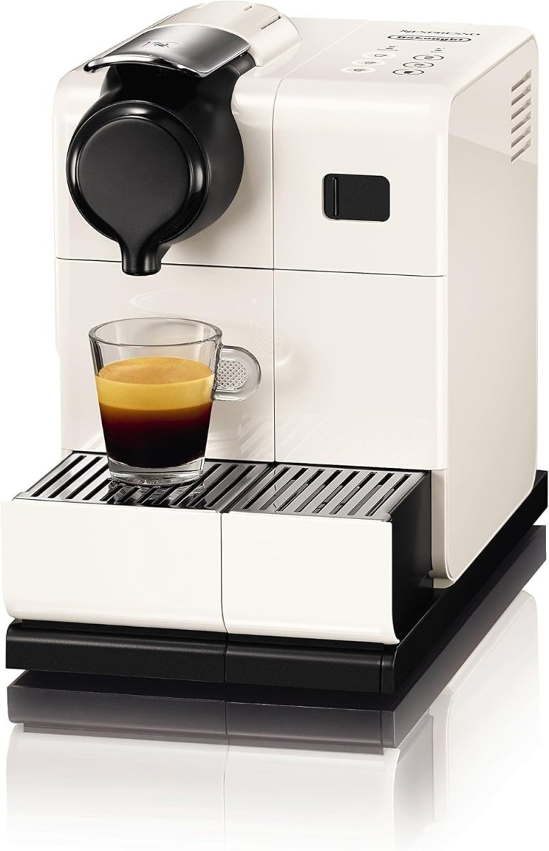 Automatic Capsule Coffee Machine w/ Milk Frother 1400W Fast Heat Latte Maker - Kwikley