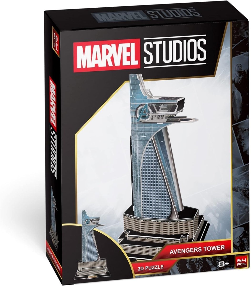 Avengers Tower 3D Puzzle Marvel Building Model Kit Collectible Gift - Kwikley
