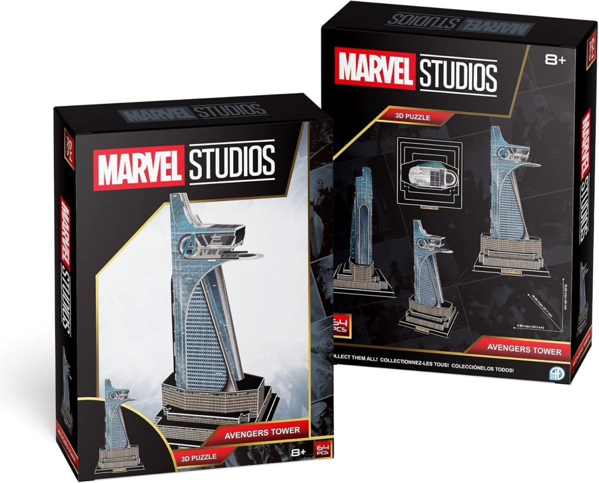 Avengers Tower 3D Puzzle Marvel Building Model Kit Collectible Gift - Kwikley