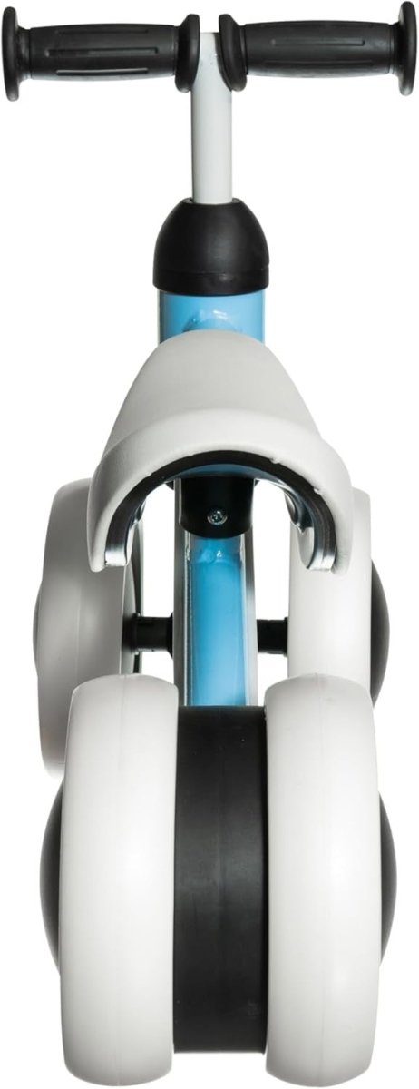 Baby Balance Bike 4 Wheel Toddler Ride On Walker LED Lights Age 9-24M - Kwikley