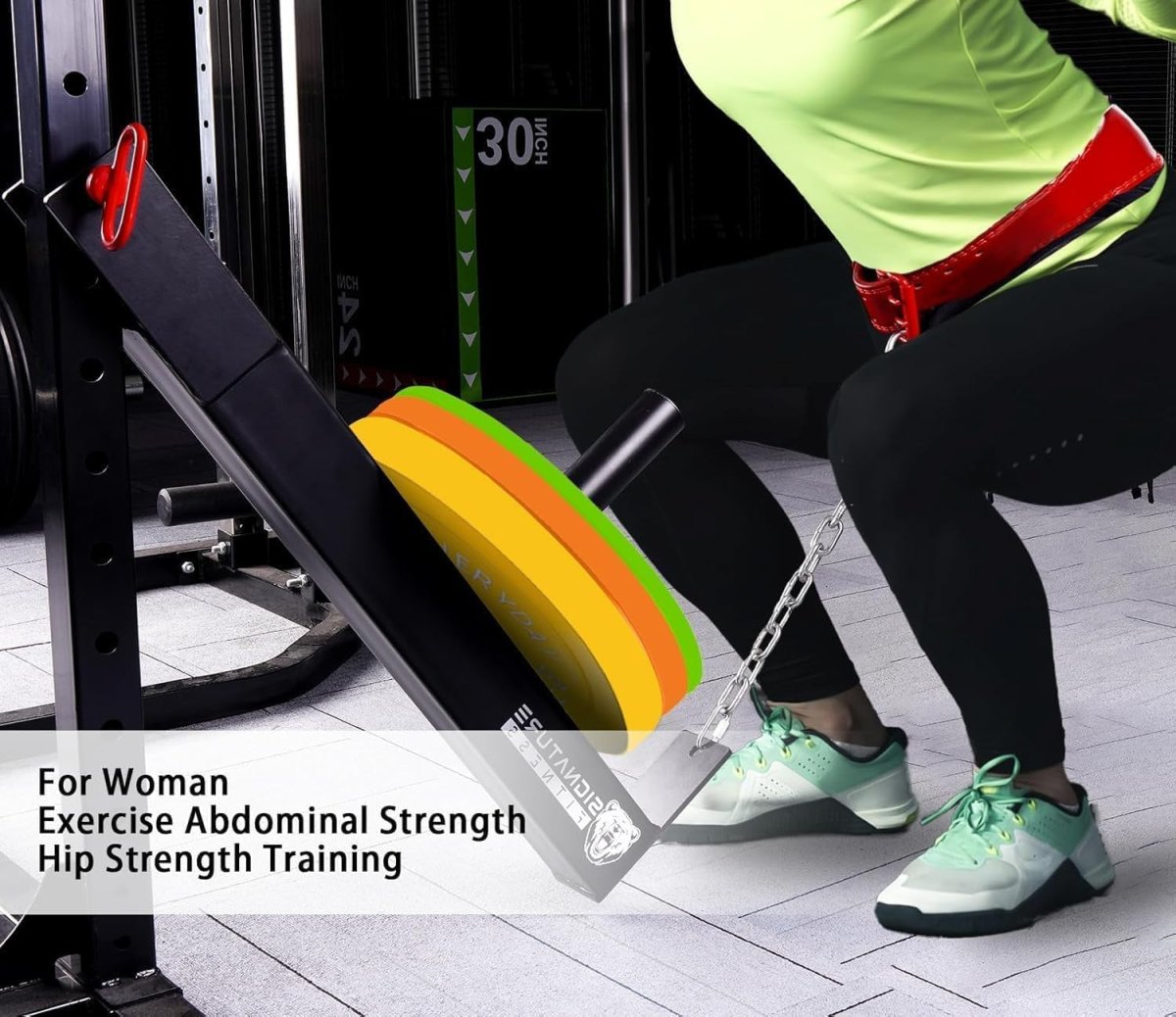 Belt Squat Attachment Power Rack Trainer Squats Rows Deadlifts - Kwikley