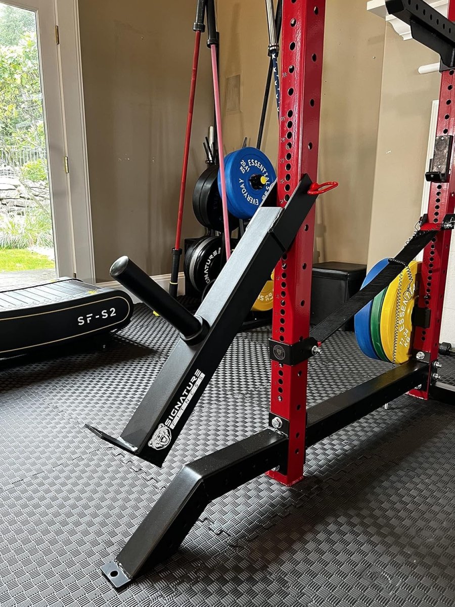 Belt Squat Attachment Power Rack Trainer Squats Rows Deadlifts - Kwikley