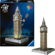 Big Ben 3D Puzzle Light Up 216 Piece Jigsaw Model Kids Adults Gift - Kwikley
