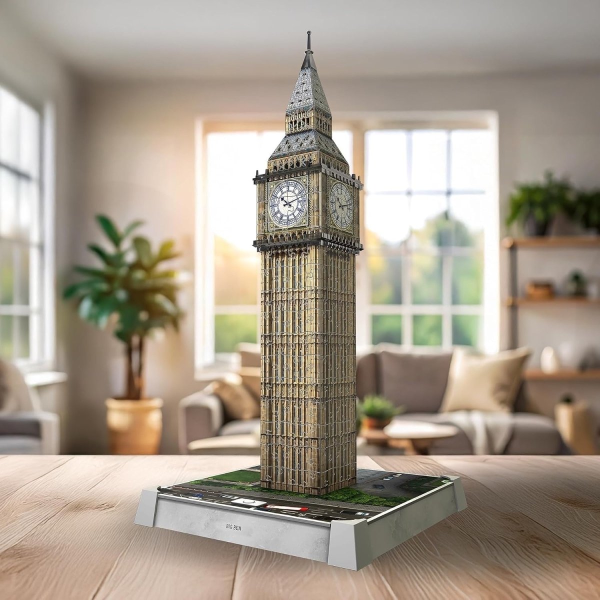 Big Ben 3D Puzzle Light Up 216 Piece Jigsaw Model Kids Adults Gift - Kwikley
