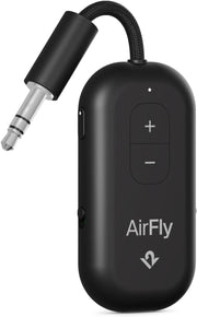 Black AirFly Pro 2 Bluetooth Adapter – Dual Headphones Wireless AUX - Kwikley