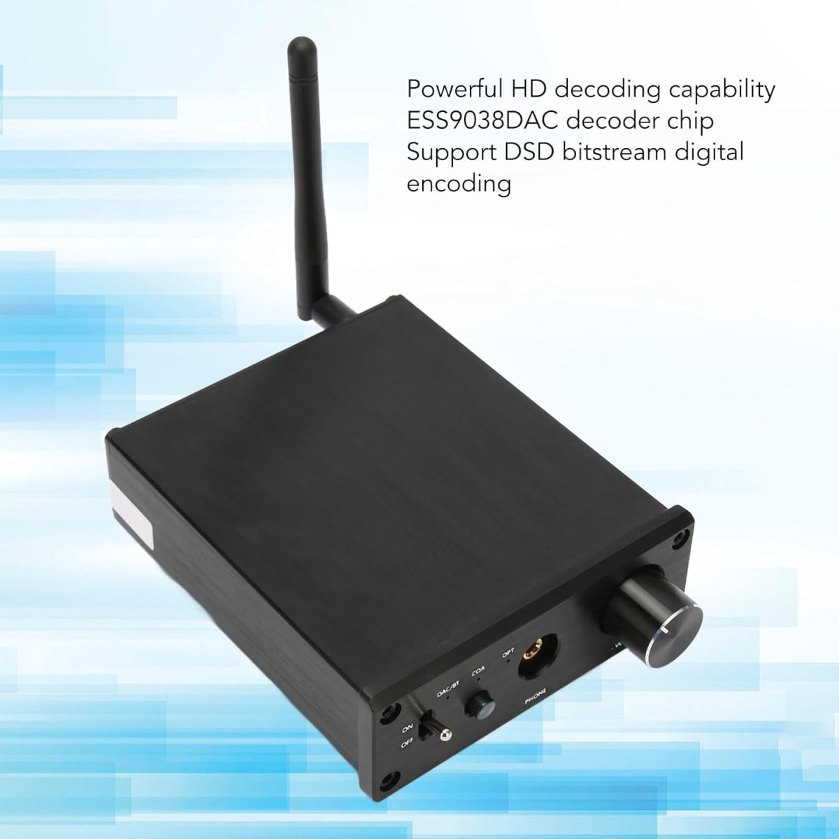 Black Bluetooth 5.1 HiFi Audio Receiver – Digital Sound Decoder - Kwikley