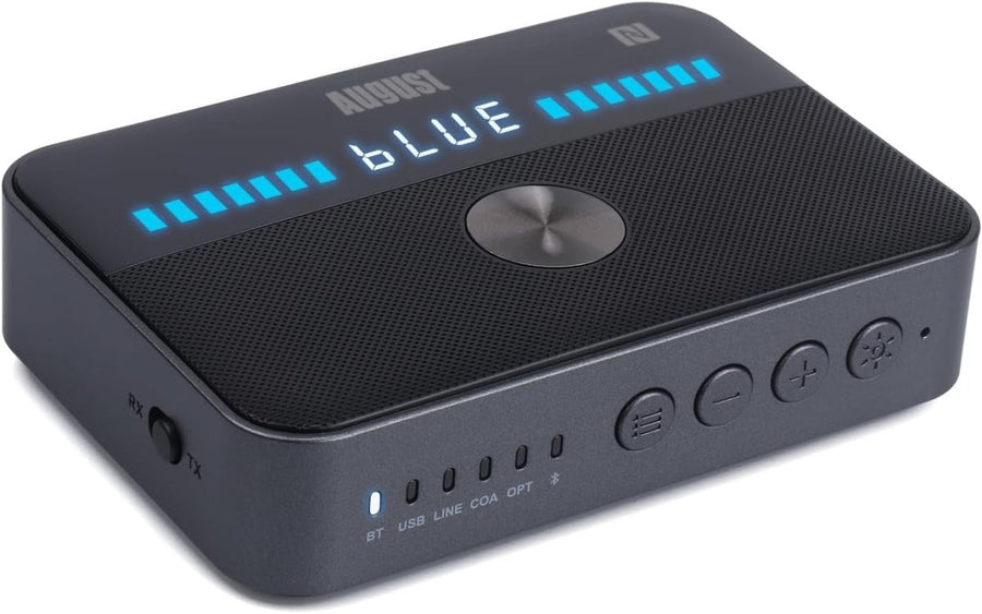Black Bluetooth 5.3 Dual Transmitter & Receiver – Multipoint Audio Adapter - Kwikley