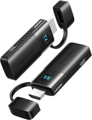 Black Mini Wireless HDMI Transmitter & Receiver 1080P 165FT 5G - Kwikley