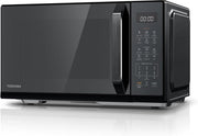Black Mirror 23L Digital Microwave 900W Solo 11 Power Levels - Kwikley