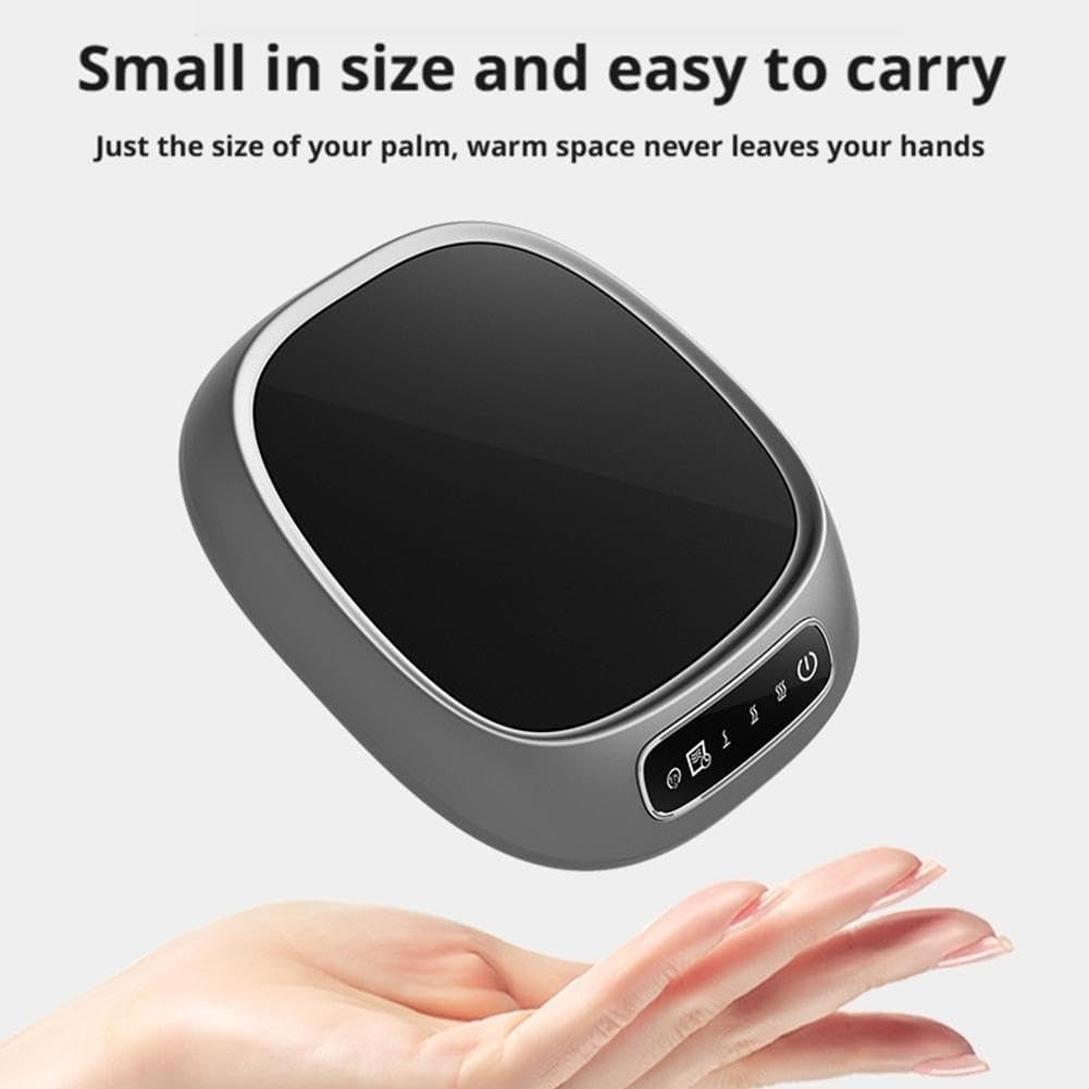 Black USB Rechargeable Coffee Mug Warmer 3 Temp Auto Off - Kwikley