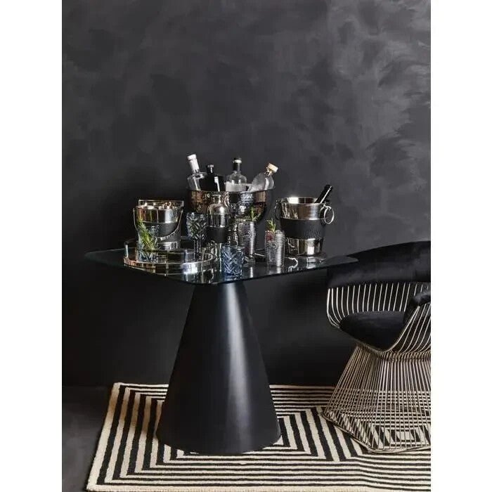 Black Velvet Accent Chair Silver Frame Retro Modern Art Deco Lounge - Kwikley