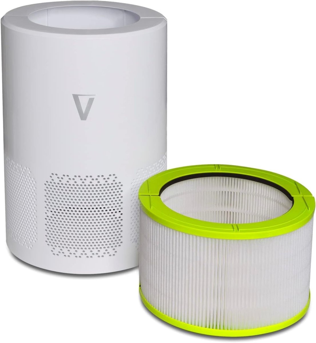 Bladeless Air Purifier Fan Heater HEPA Tower Gold Oscillating - Kwikley