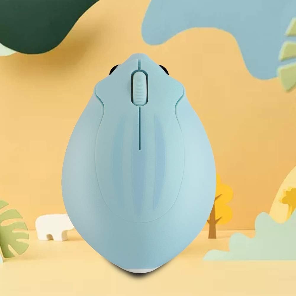 Blue Hamster Wireless Mouse Silent 1200DPI Cute USB PC Laptop - Kwikley