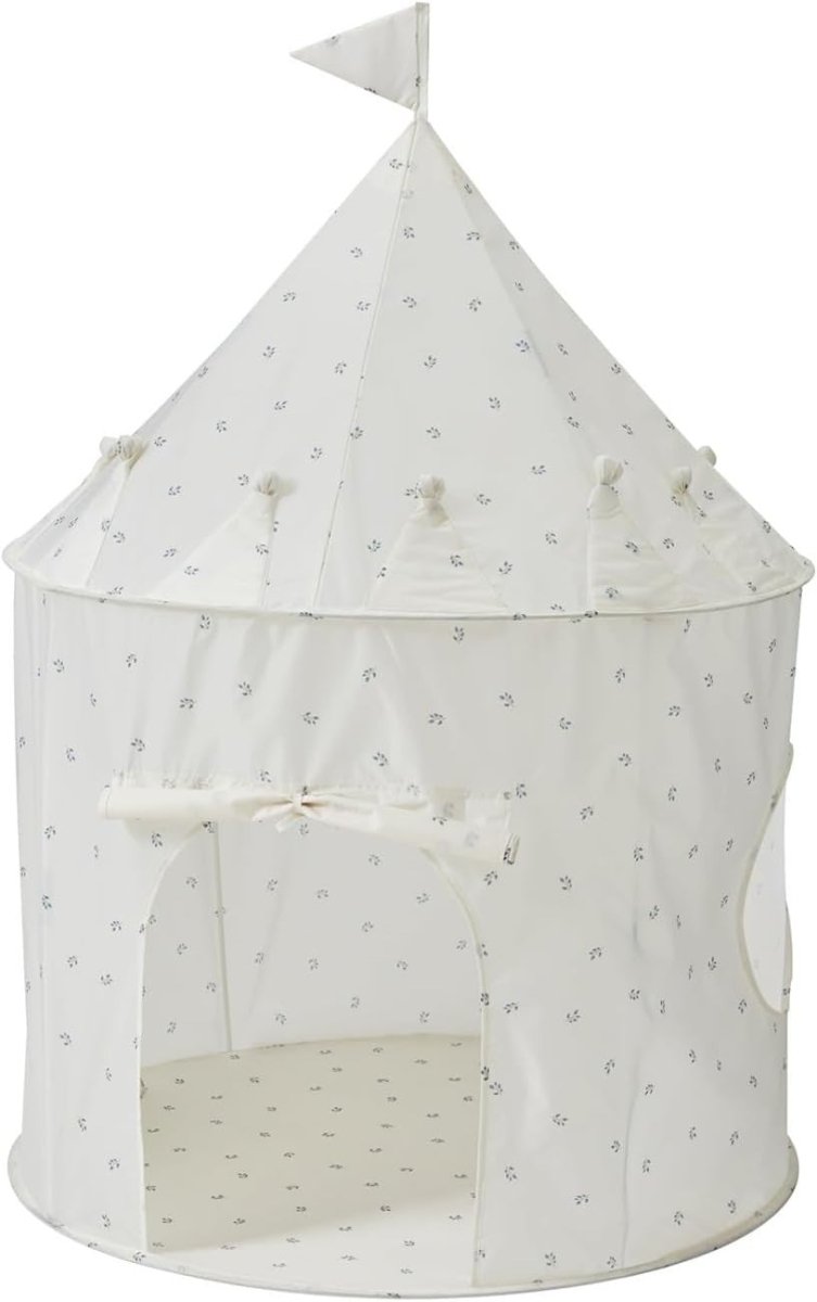 Blueberry Ivory Kids Indoor Play Tent Pop Up Fort Eco Fabric - Kwikley