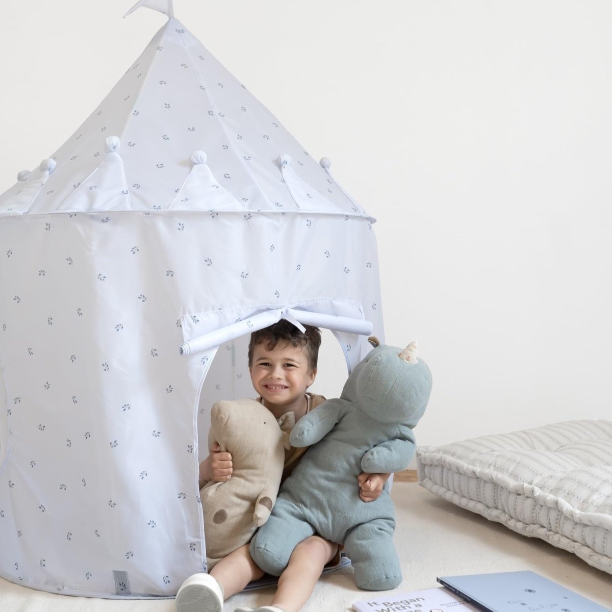 Blueberry Mist Kids Indoor Play Tent Eco Pop Up Fort Large - Kwikley