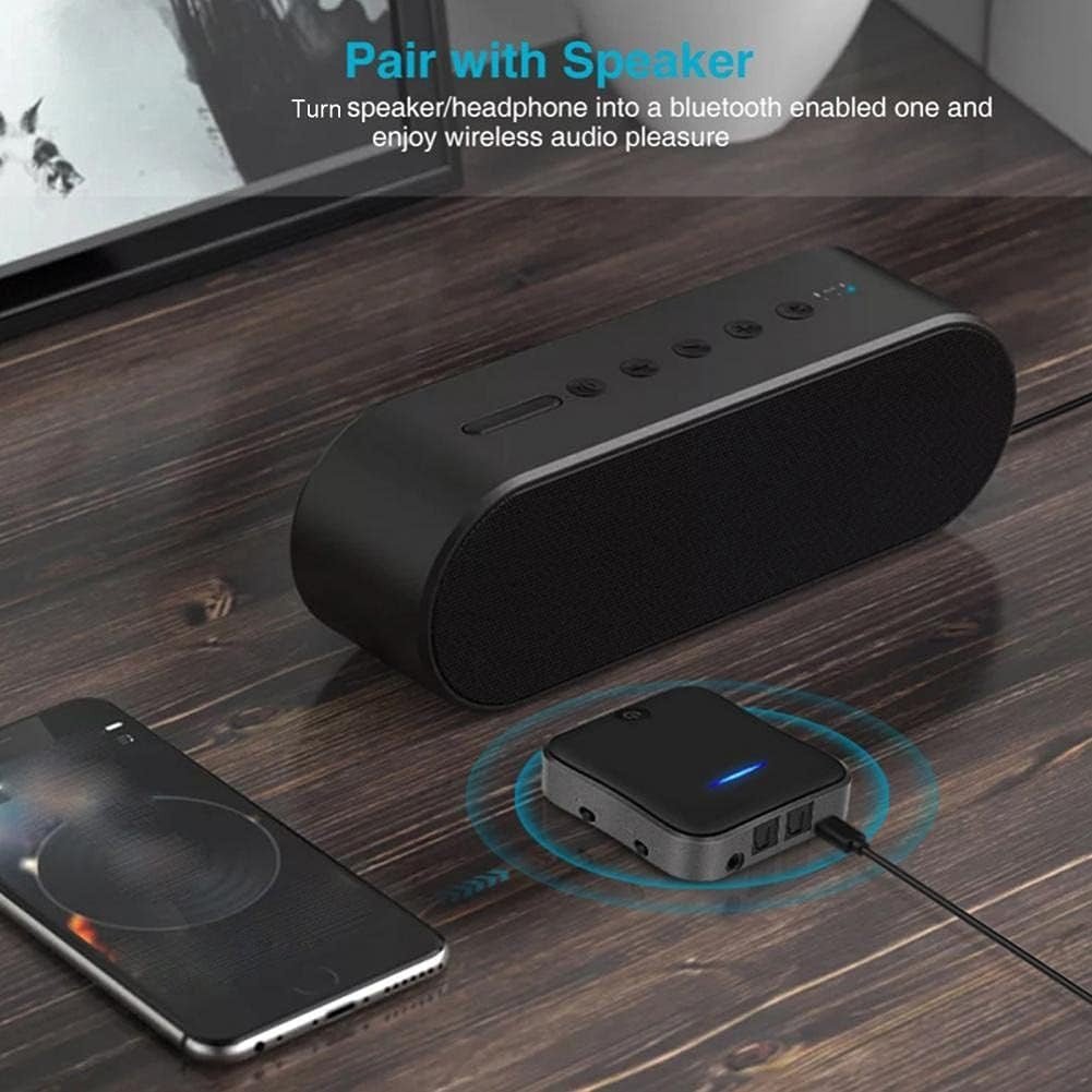 Bluetooth 5.0 Audio Transmitter Receiver Optical Toslink RCA 3.5mm - Kwikley