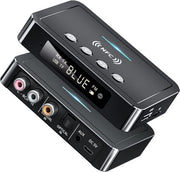 Bluetooth 5.0 Transmitter Receiver 3in1 NFC AUX RCA - Kwikley