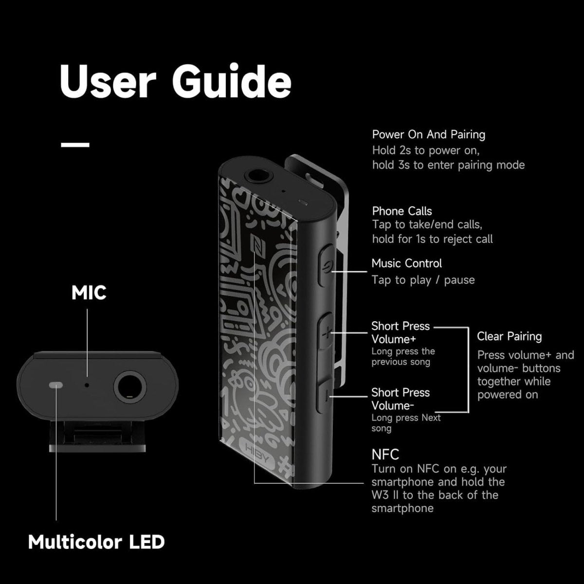 Bluetooth 5.2 Headphone Amp USB DAC Receiver for PC Car - Kwikley