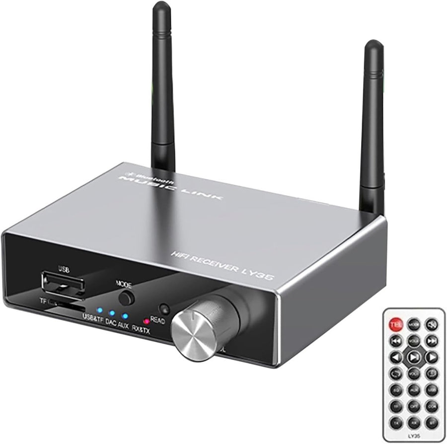Bluetooth 5.3 Audio Transmitter Receiver DAC Optical RCA AUX - Kwikley