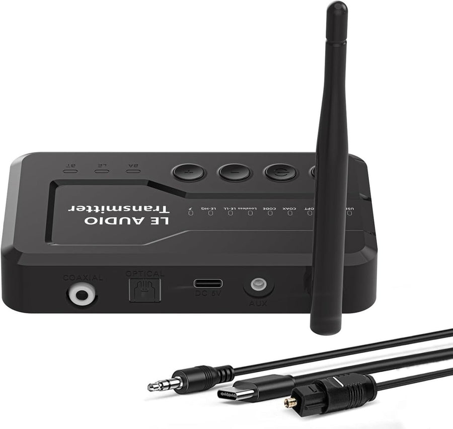 Bluetooth 5.4 Transmitter APTX Lossless Adaptive TV Audio - Kwikley
