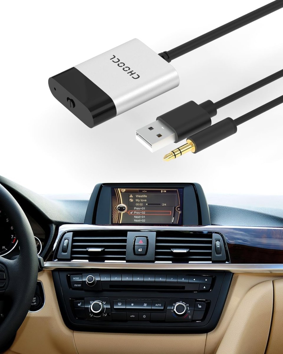 Bluetooth Car Adapter BMW USB AUX aptX HD Receiver - Kwikley