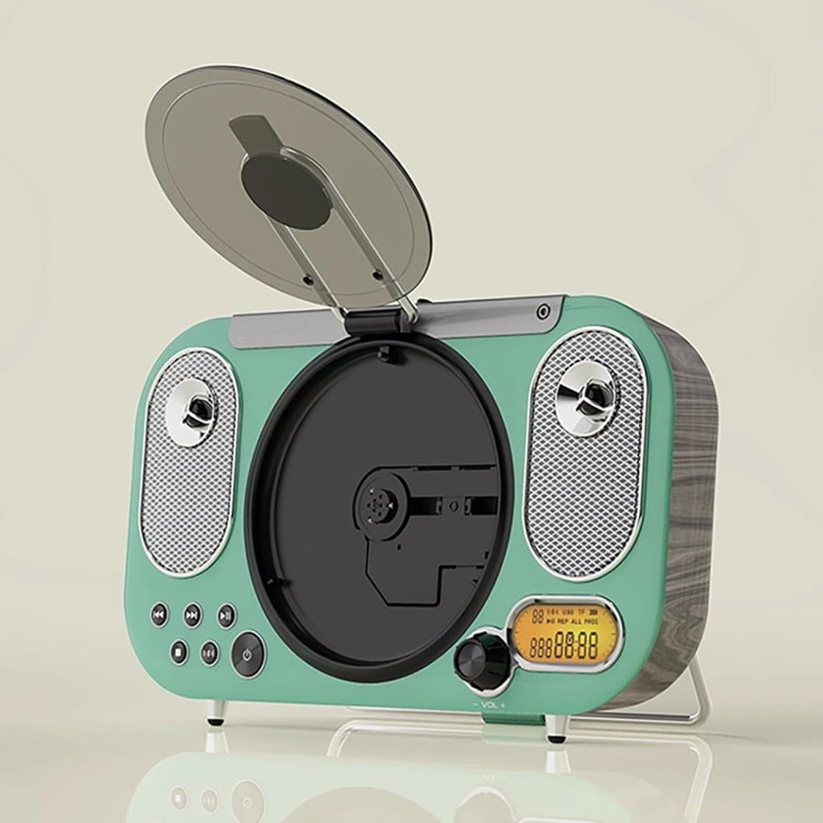 Bluetooth CD Player HiFi Stereo Rechargeable USB TF AUX Anti Skip - Kwikley