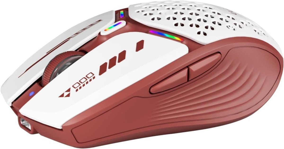 Bluetooth Gaming Mouse Rechargeable LED RGB USB - C Tri Mode - Kwikley