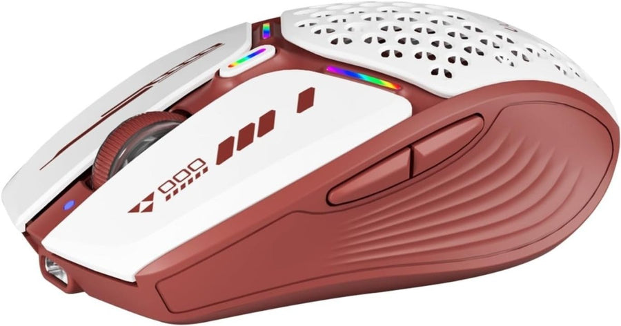 Bluetooth Gaming Mouse Rechargeable LED RGB USB - C Tri Mode - Kwikley