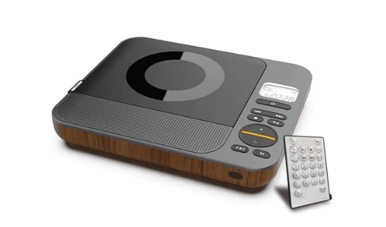 Bluetooth Portable CD Player Rechargeable FM Radio USB AUX Remote - Kwikley