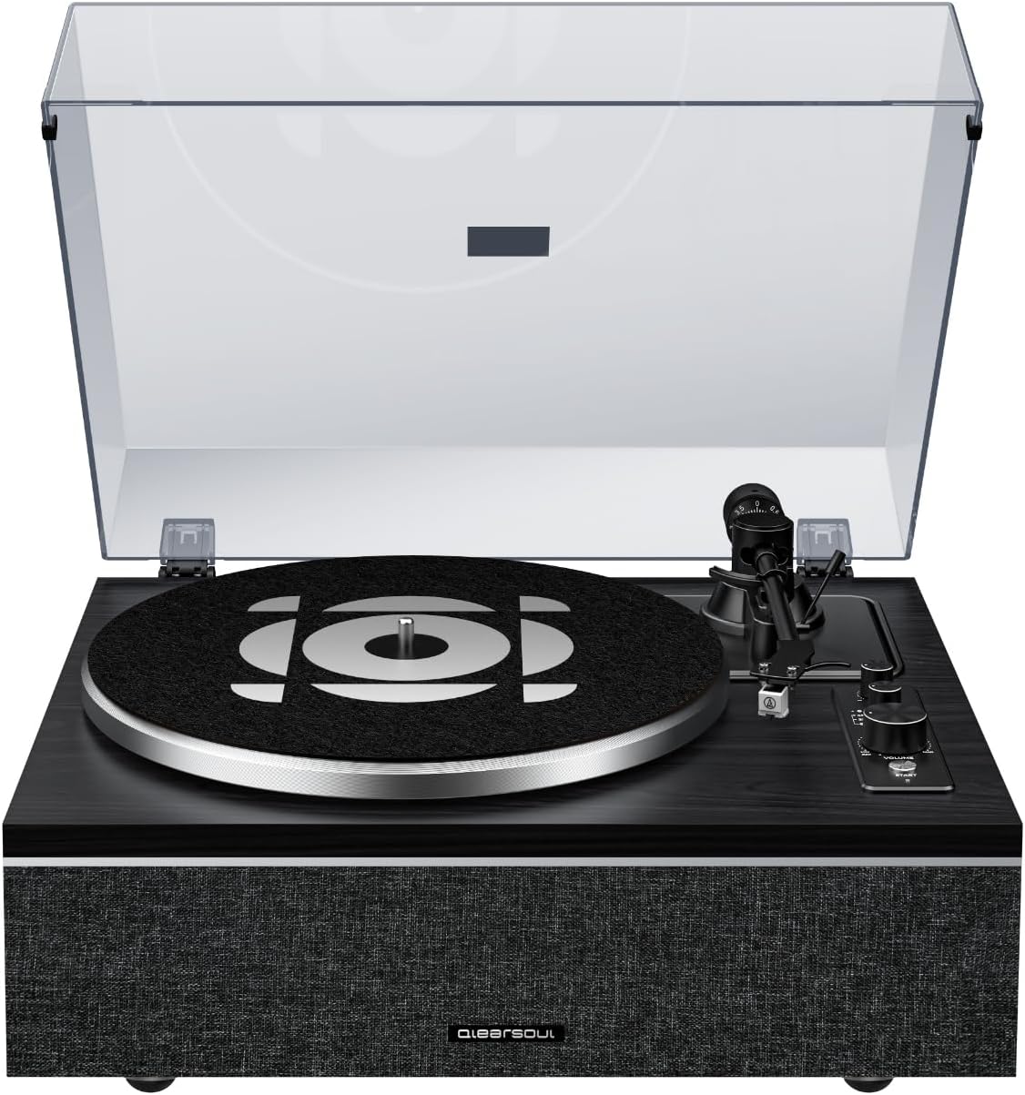 Bluetooth Vinyl Record Player Turntable Built - In Speakers 33/45RPM HiFi - Kwikley