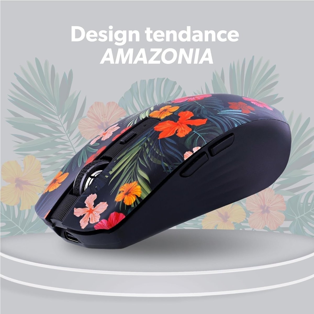 Bluetooth Wireless Mouse 1600 DPI Rechargeable 6 Button - Kwikley