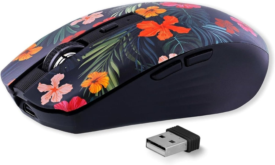 Bluetooth Wireless Mouse 1600 DPI Rechargeable 6 Button - Kwikley