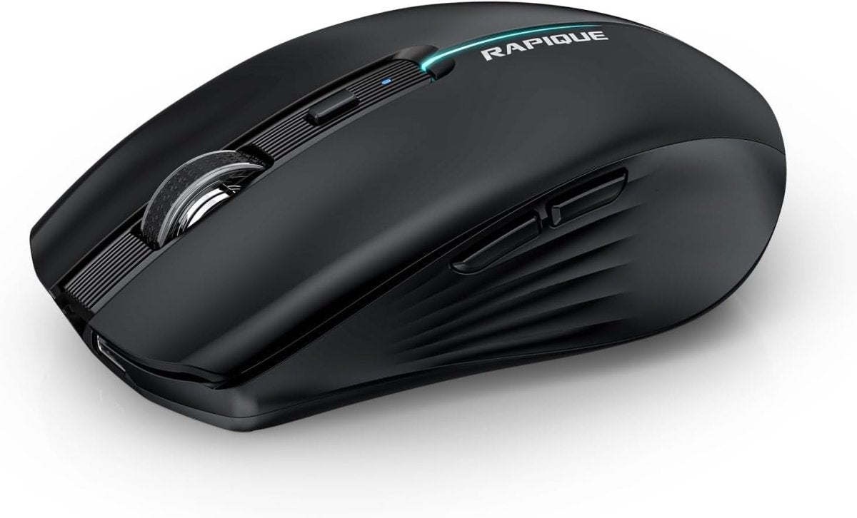 Bluetooth Wireless Mouse Tri - Mode Rechargeable Quiet Click - Kwikley