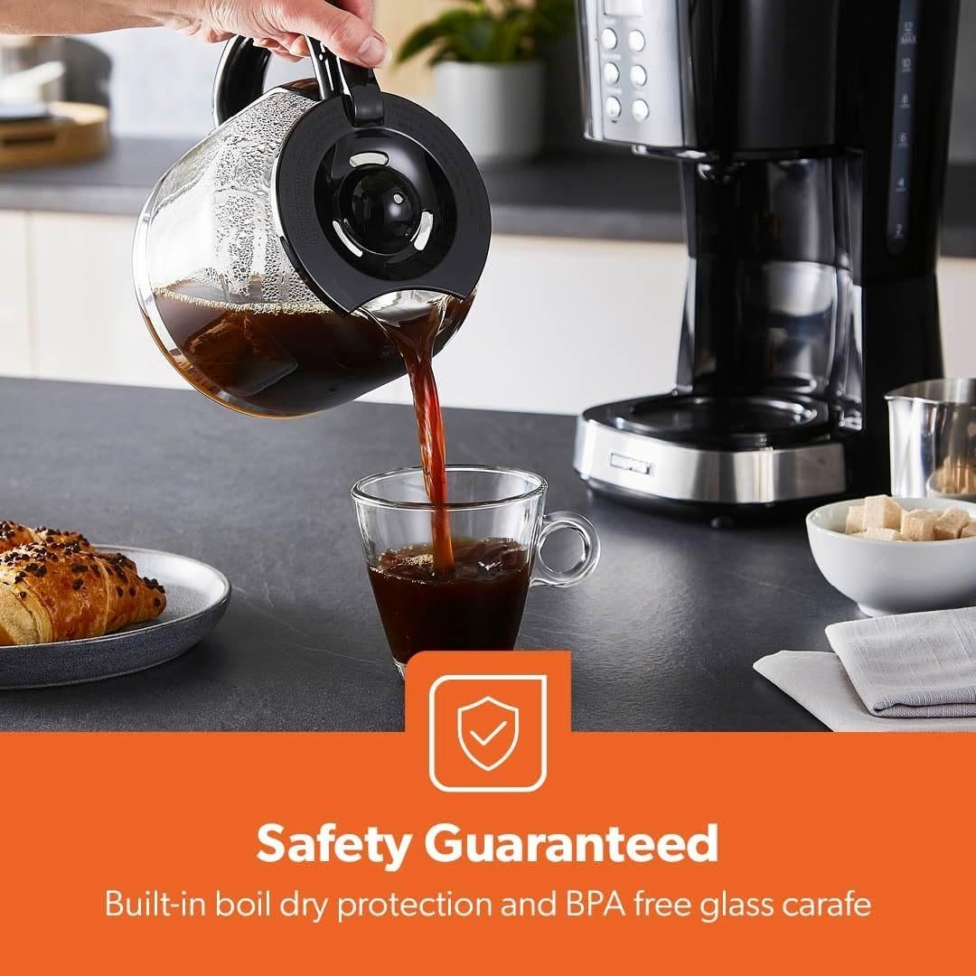 Breakfast Set 3 - Piece | 1.5L Coffee Maker + 1.7L Fast Boil Kettle - Kwikley