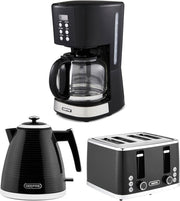 Breakfast Set 3 - Piece | 1.5L Coffee Maker + 1.7L Fast Boil Kettle - Kwikley