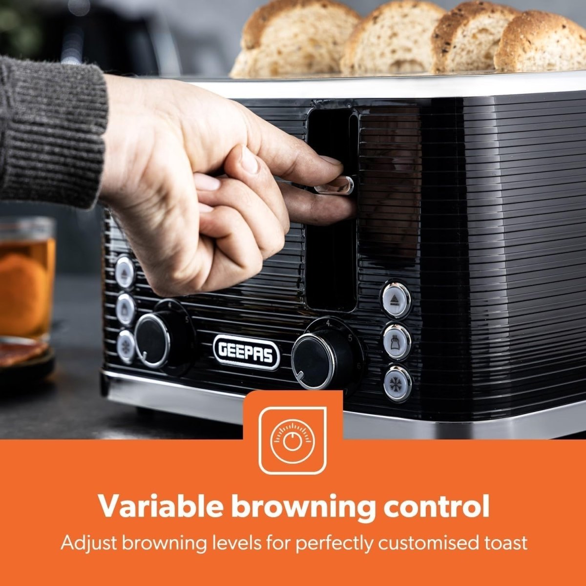 Breakfast Set 3 - Piece | 1.5L Coffee Maker + 1.7L Fast Boil Kettle - Kwikley